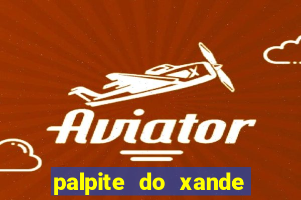 palpite do xande para hoje